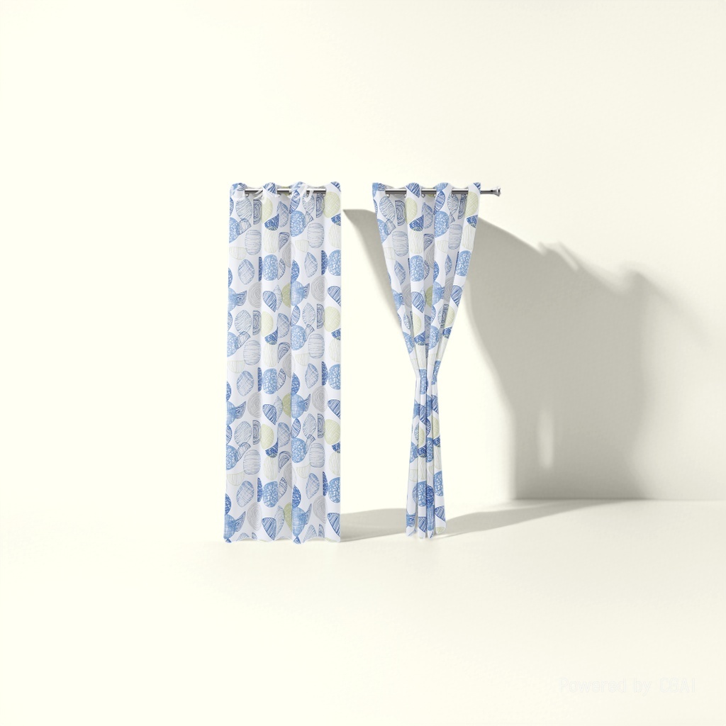 Nordic soft gauze curtain blackout fabric finished curtain cross-border bath curtain simple style 145619592 Application Scenario