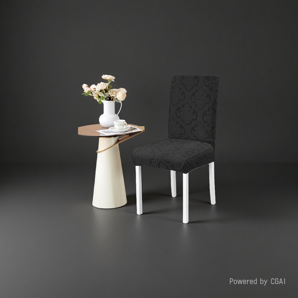 Scented candle print chair cover, hotel special chair cover, soft, breathable and antibacterial Application Scenario