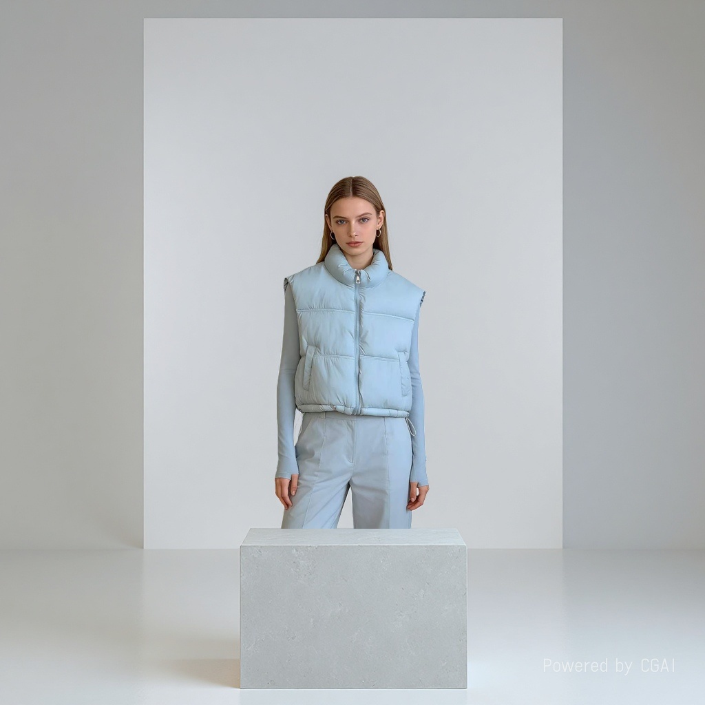 Down vest, warm, lightweight, thick and windproof new winter coat 165249112 Specification image