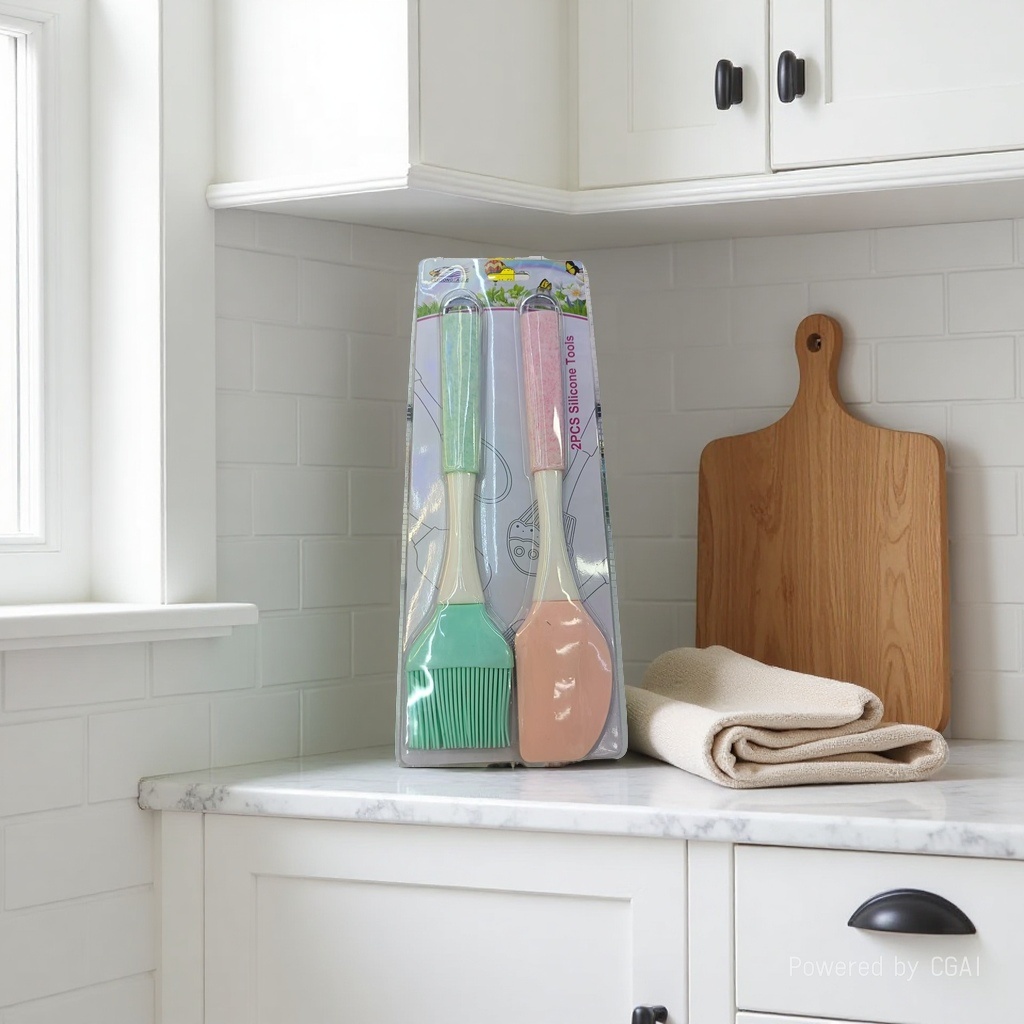 Silicone spatula, kitchenware, pot spatula, smooth soup shell, cooking spoon spatula, non-stick and not hot to the touch details Picture