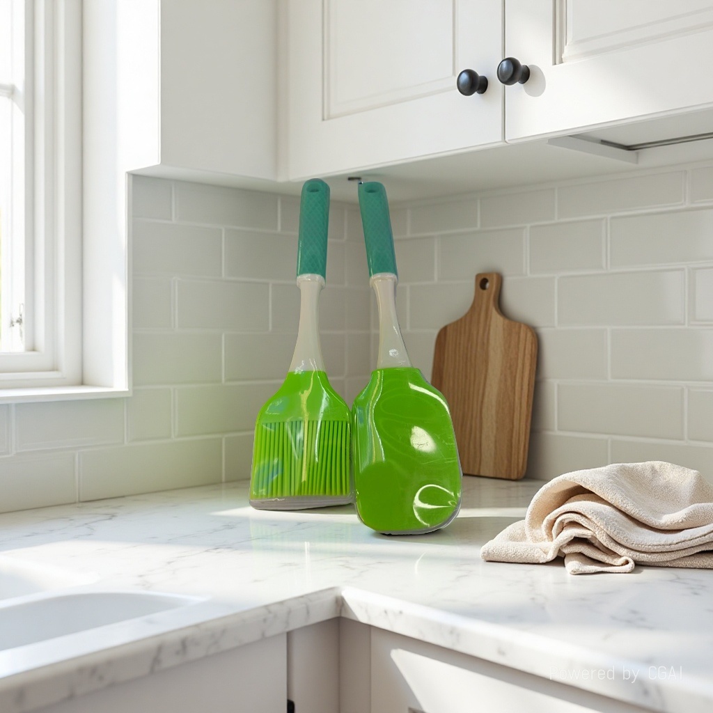 Silicone spatula, kitchenware, pot spatula, smooth soup shell, cooking spoon spatula, non-stick and not hot to the touch Specification image