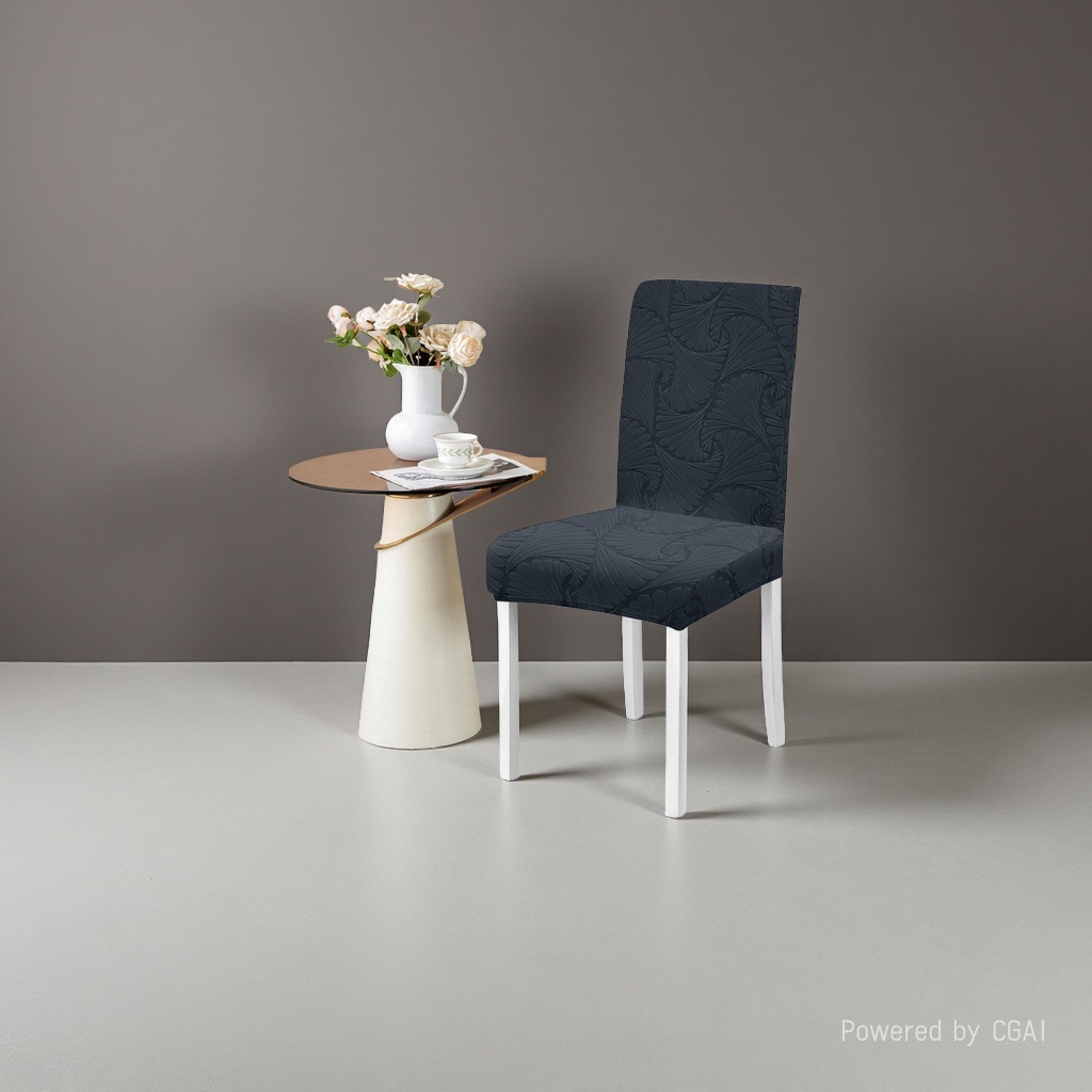 Scented candle printed chair cover, hotel special detachable and washable, antibacterial, soft and breathable chair cover details Picture