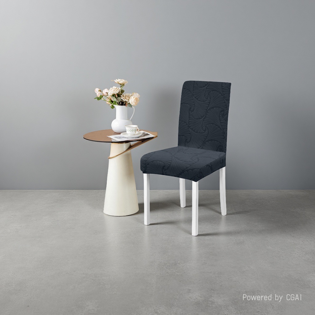 Scented candle printed chair cover, hotel special detachable and washable, antibacterial, soft and breathable chair cover Specification image
