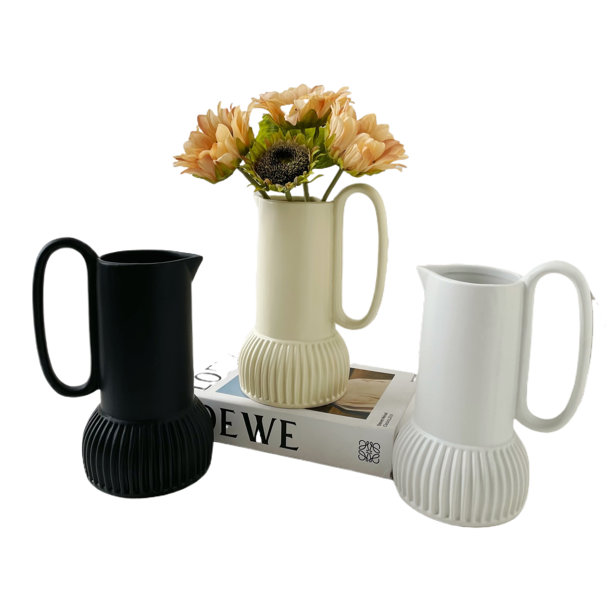 Ceramic handle teapot vase 091648492 Item Picture