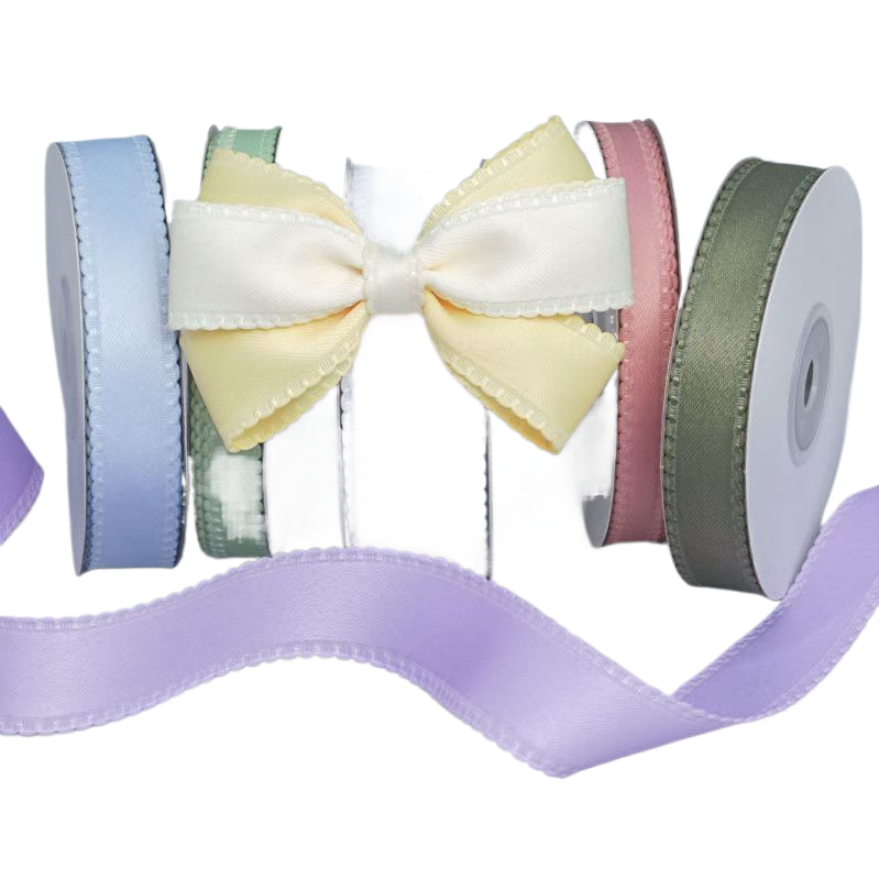 Woven tape material package, elastic edge tape, ribbed tape, ribbon, colorful, cut-able, handcrafted materials Item Picture