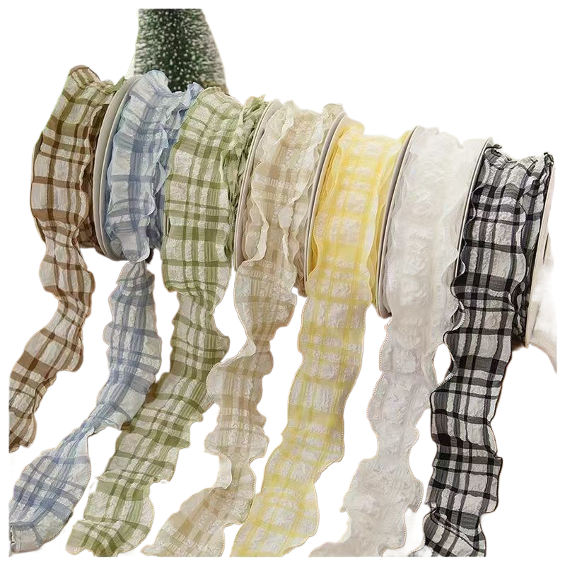 Woven tape material package, elastic edge tape, ribbed tape, ribbon, colorful, cut-able, handcrafted material 093212202 Item Picture