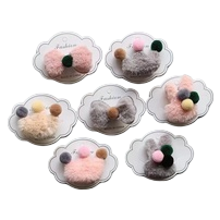 A complete box of Korean-style spliced hair band headwear, telephone line, rubber band and fashionable hair tie for women Item Picture