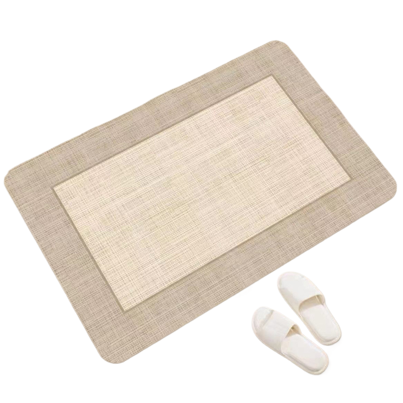 Children's pet diatom mud combination floor MATS, foot MATS and bathtub MATS are anti-slip, water-absorbent, soft and durable Item Picture