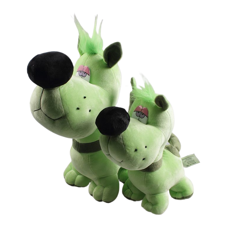 Green plush toys, trendy dolls, plush figurines, cute plush toys Item Picture