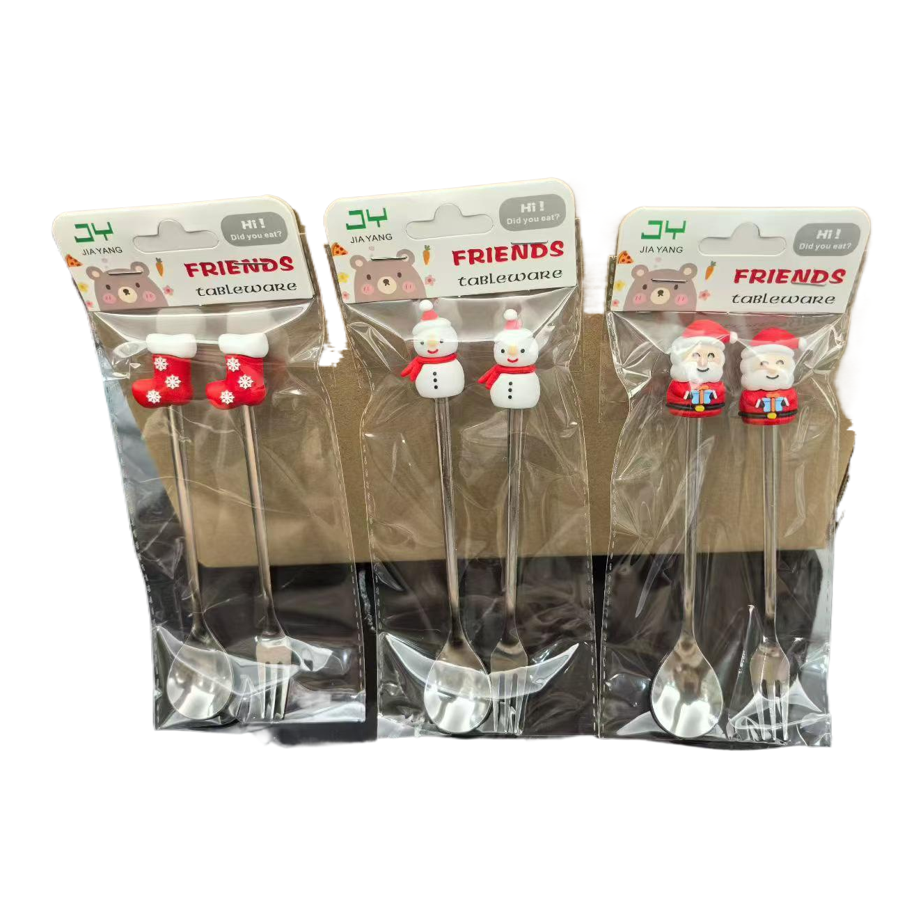 Festival-themed tableware set, knife, fork and spoon set, spoons and forks Item Picture