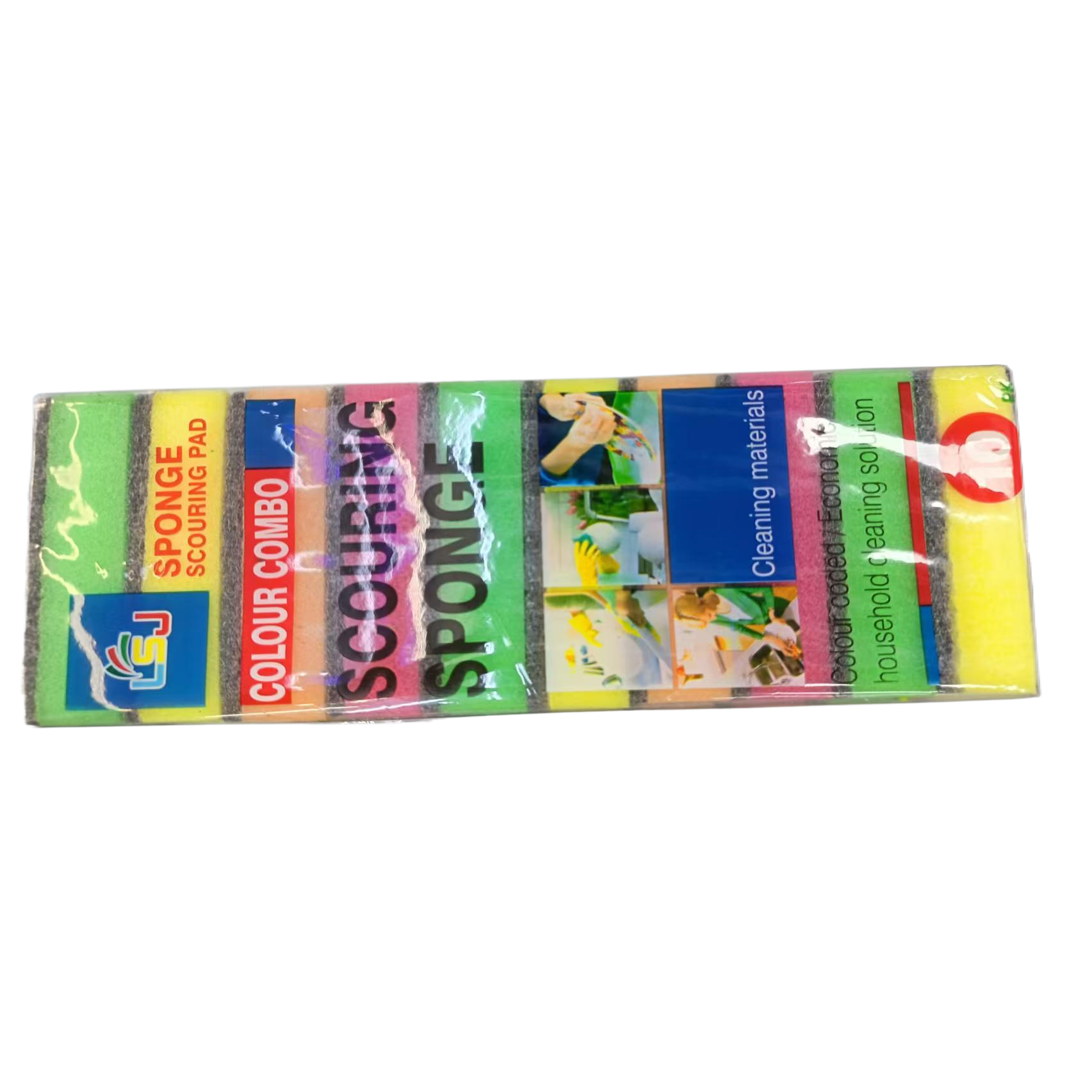 Nano sponge scouring pad, dishwashing cotton, plain cotton 60G, deep cleaning, degreasing, soft and durable Item Picture