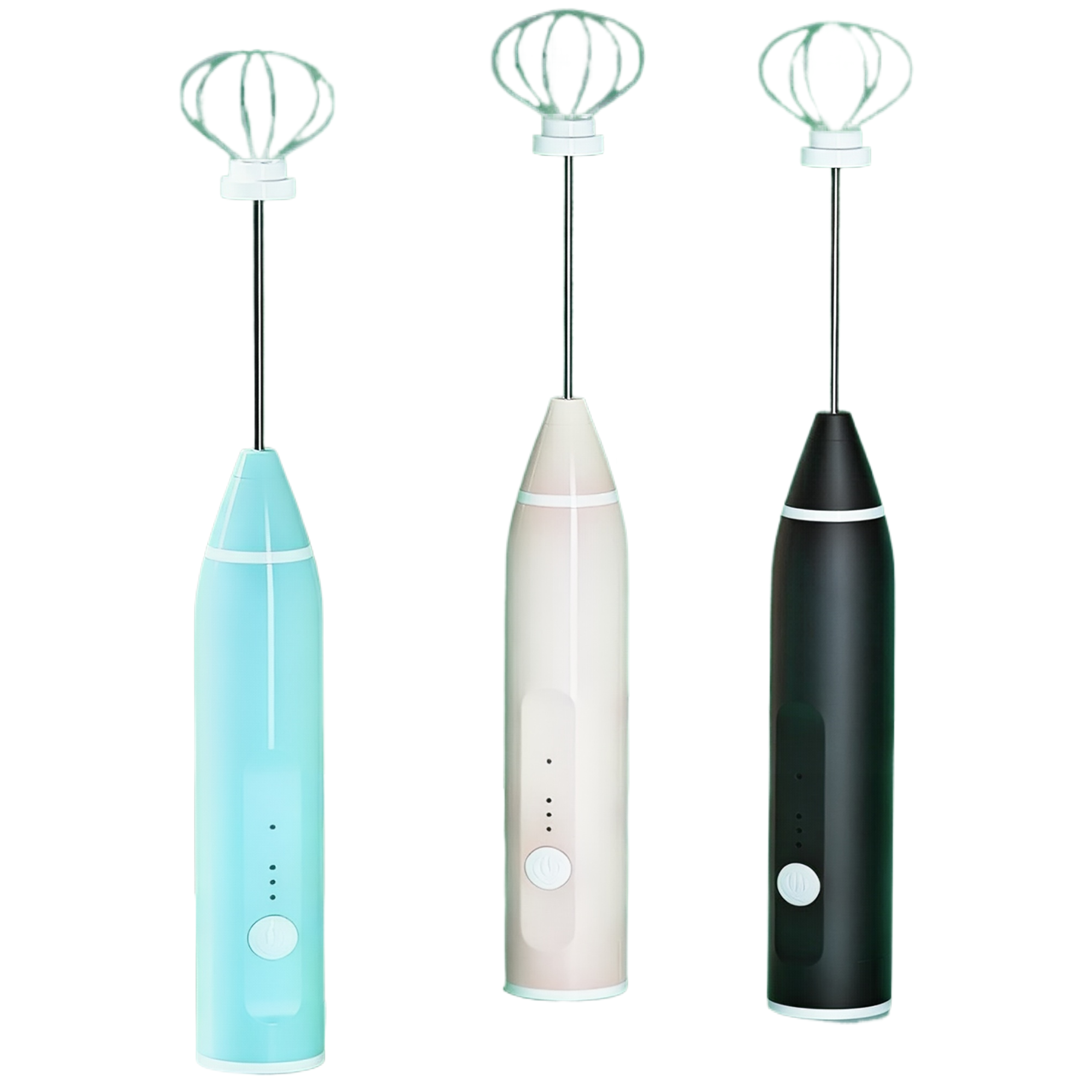 打蛋器/手打打蛋器/USB充电咖啡奶泡器/电动打蛋器/小家电白底实物图