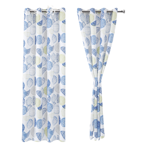 Nordic soft gauze curtain blackout fabric finished curtain cross-border bath curtain simple style 145619592 Item Picture