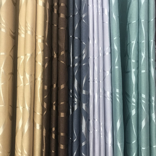 Nordic soft gauze curtain blackout fabric finished curtain cross-border bath curtain simple style 145920215 Item Picture