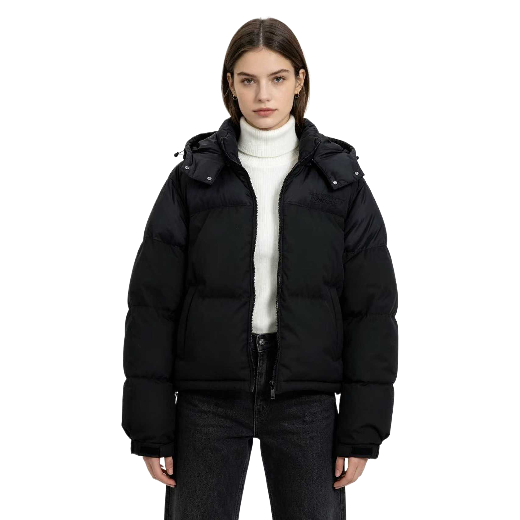 Black down jacket human model, mannequin, children's clothing prop model Item Picture