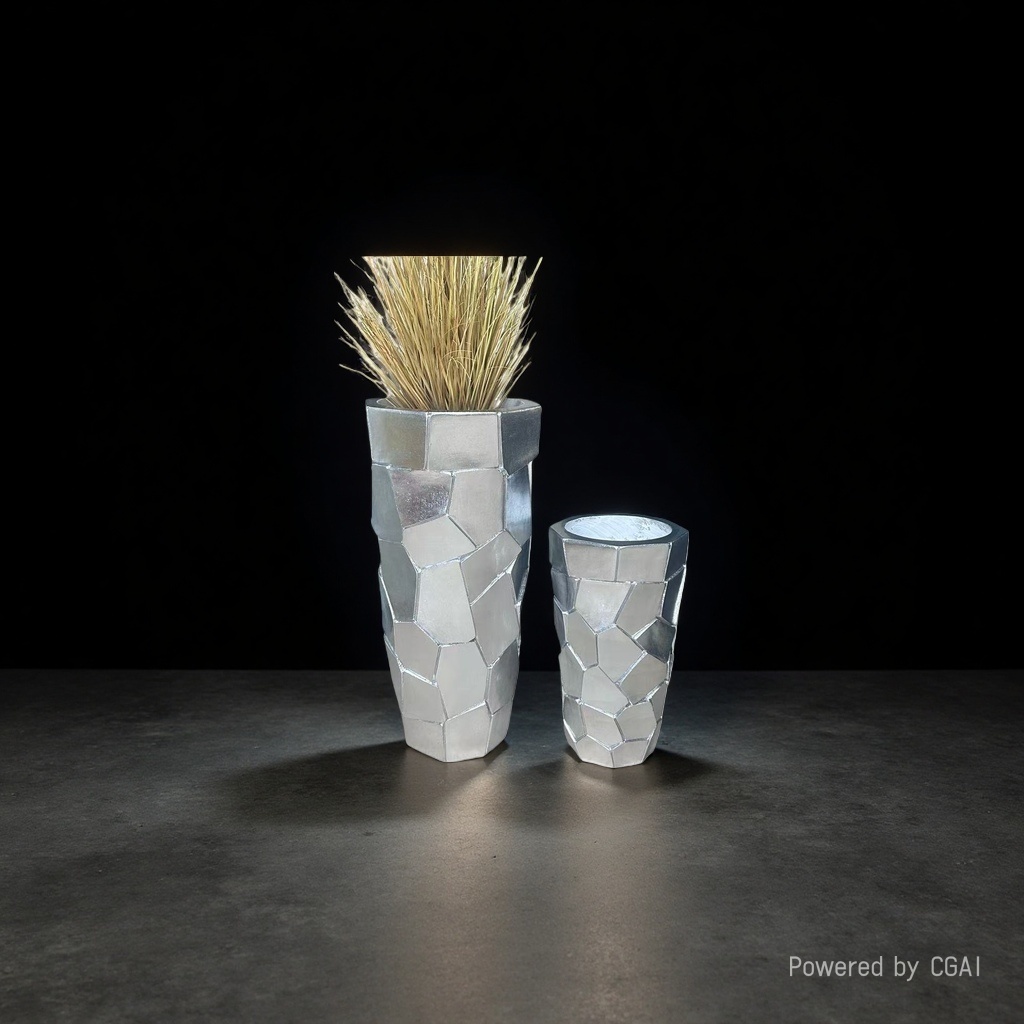 2026 New style hotel courtyard ecological flower POTS, vases, decorative items, cross-border genuine home furnishings and home decorations Specification image
