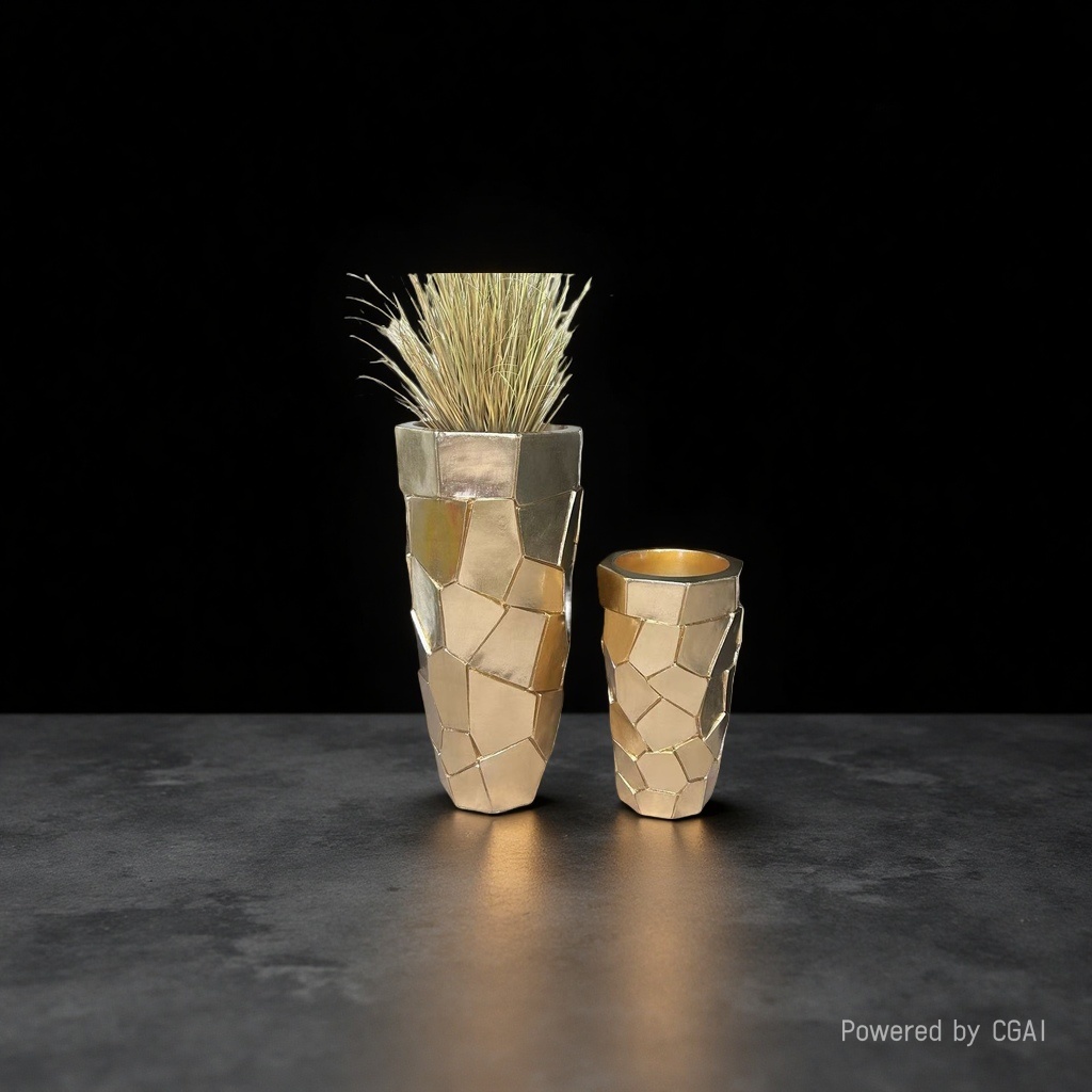 2026 New style hotel courtyard ecological flower POTS, vases, decorative items, cross-border genuine home furnishings and home decorations