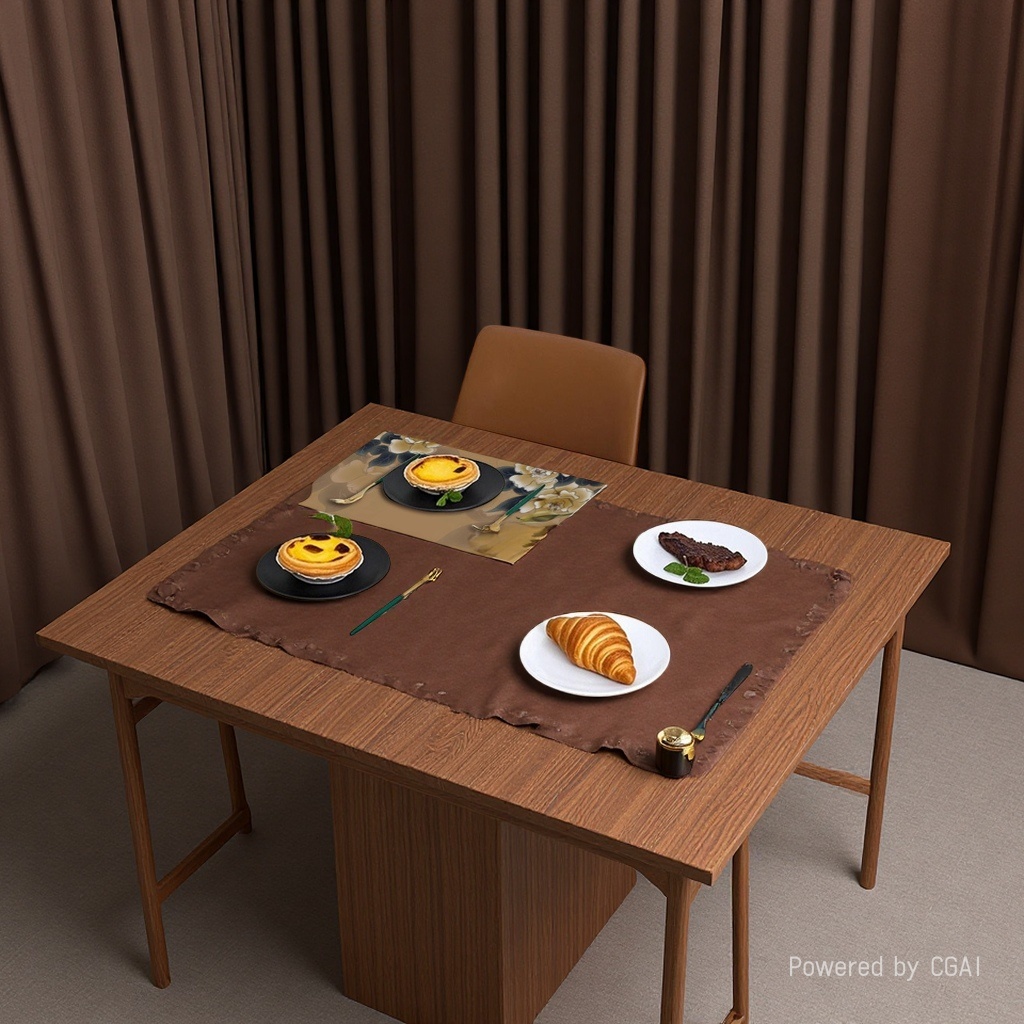 定制餐具UV印花餐垫套装一次性塑料餐具详情2