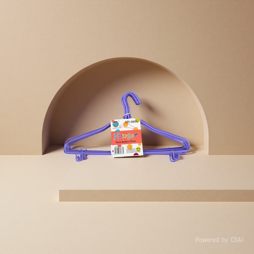 0666 Factory Direct Sales: Adult clothes hangers for street vendors, clothes hangers for markets, temples and exhibitions, thickened 43 cm, length 144048711