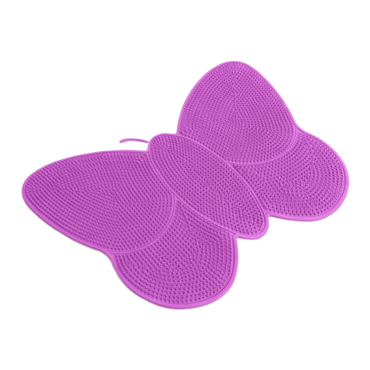 Bathroom anti-slip mat, shower room foot massage mat for removing dead skin, household bathroom bath suction cup floor mat Item Picture