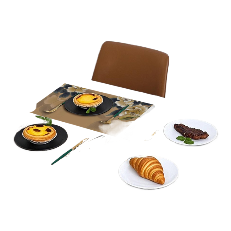 定制餐具UV印花餐垫套装一次性塑料餐具详情6