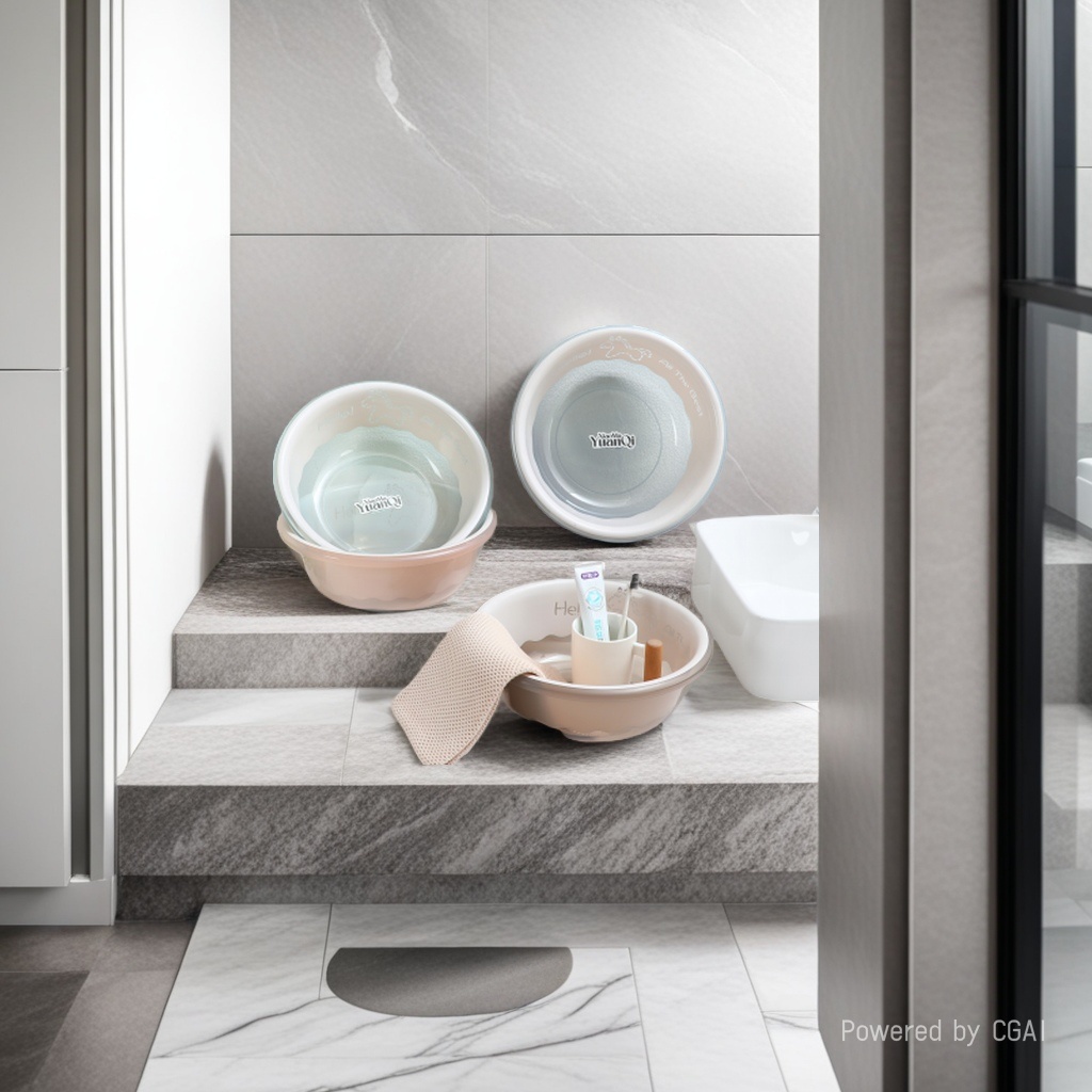 B778 Transparent energetic Little Horse washbasin, 33*12CM Specification image