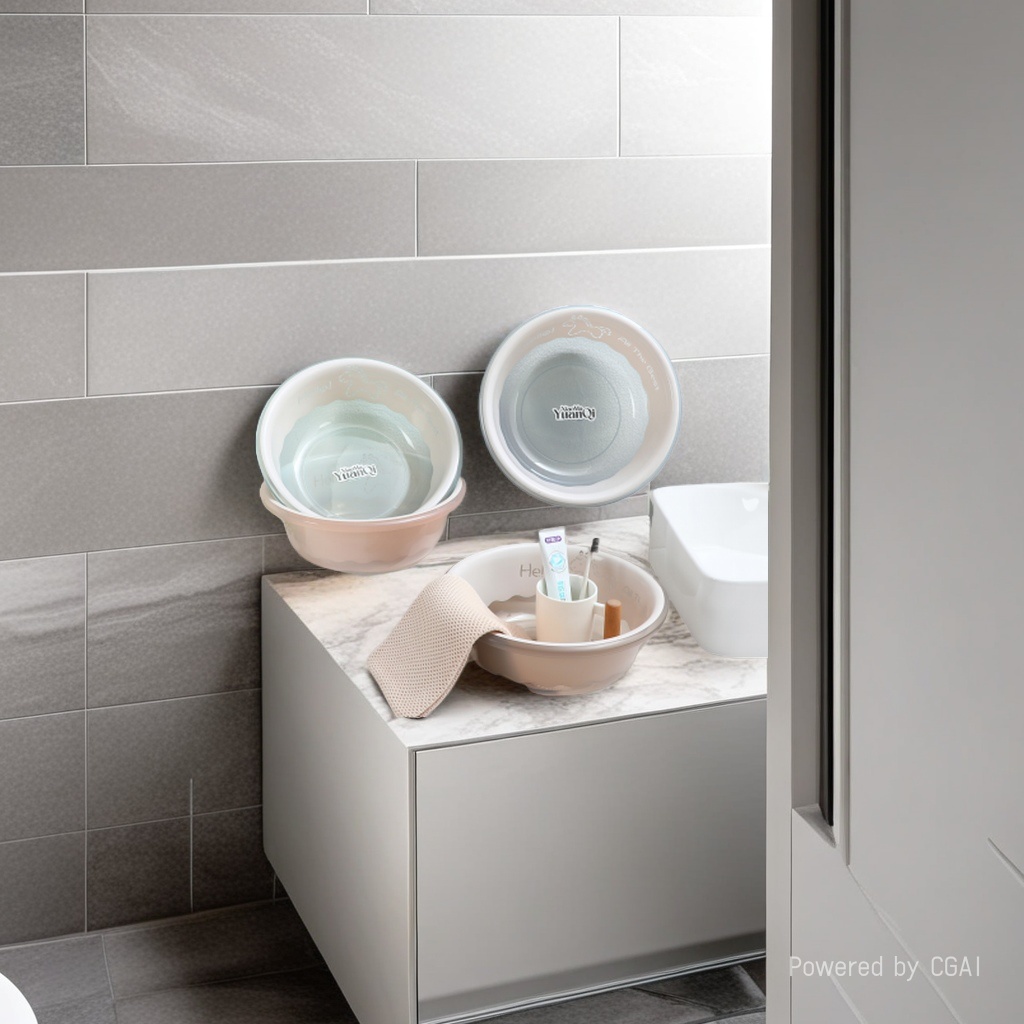 B778 Transparent energetic Little Horse washbasin, 33*12CM Application Scenario