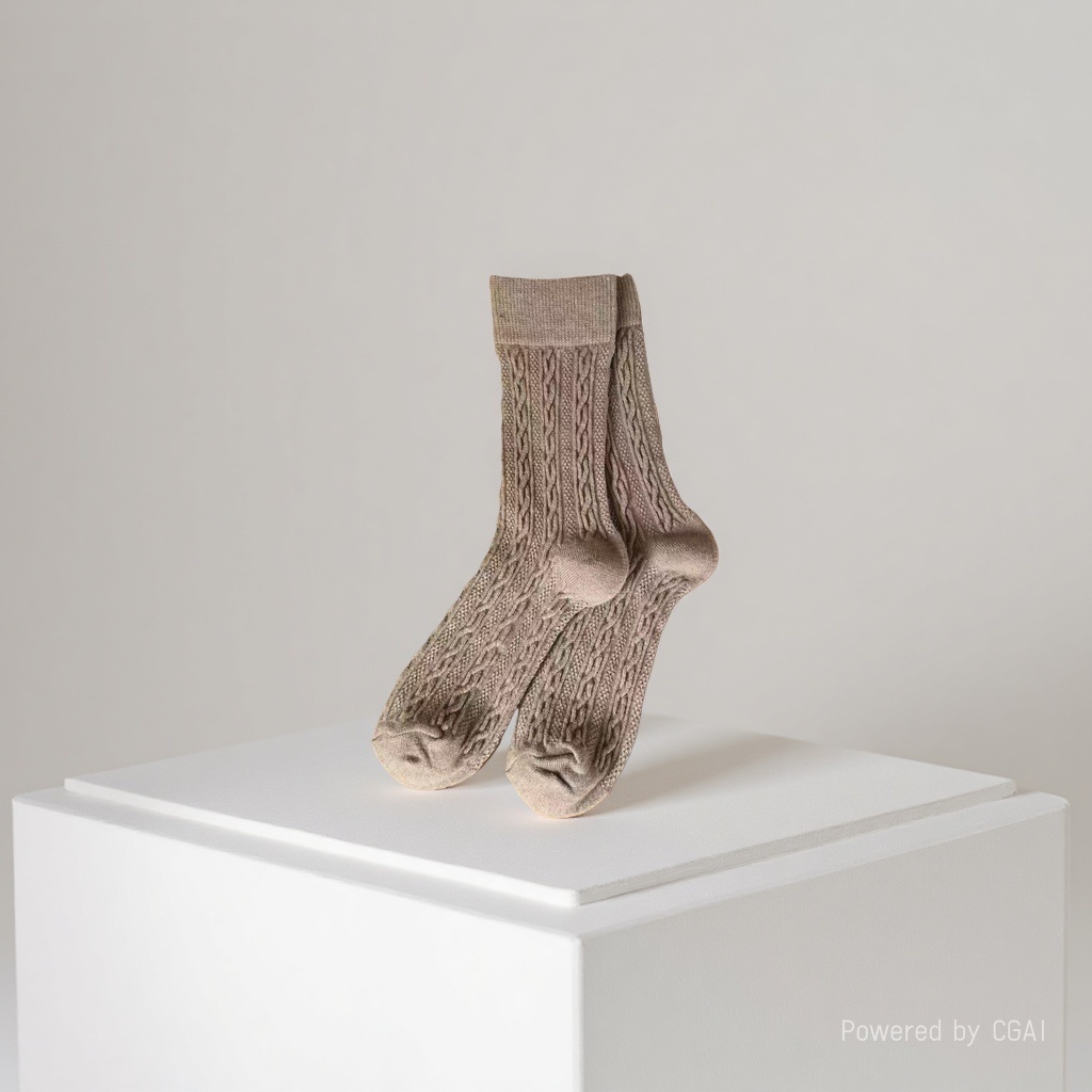 Knitted cotton socks, comfortable and breathable, thickened warm socks, other styles Specification image
