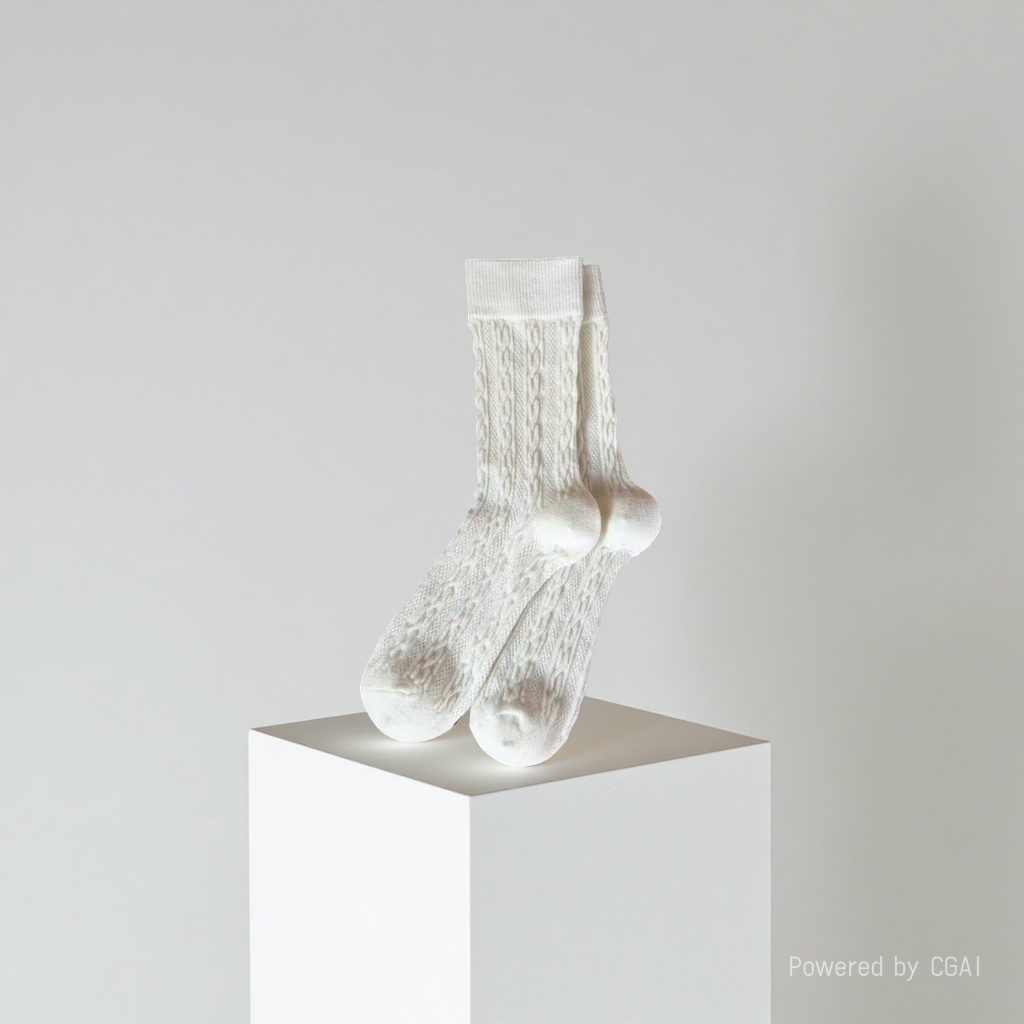 White knitted socks, khaki student socks, candy-colored women's socks, mid-calf boneless socks, sequined socks Specification image