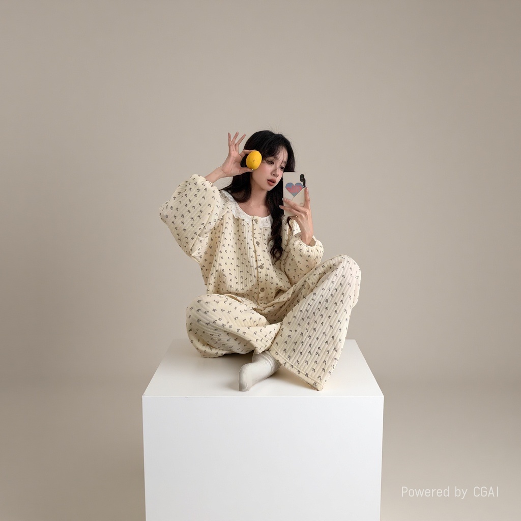 睡衣/家居服/女士睡衣/睡裤/睡衣女短袖韩版产品图