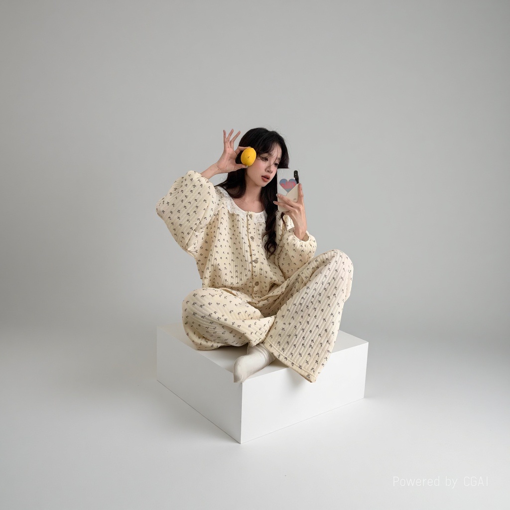 睡衣/家居服/女士睡衣/睡裤/睡衣女短袖韩版细节图
