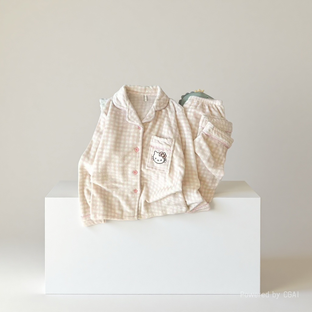 童装/儿童莫代尔棉家居服细节图