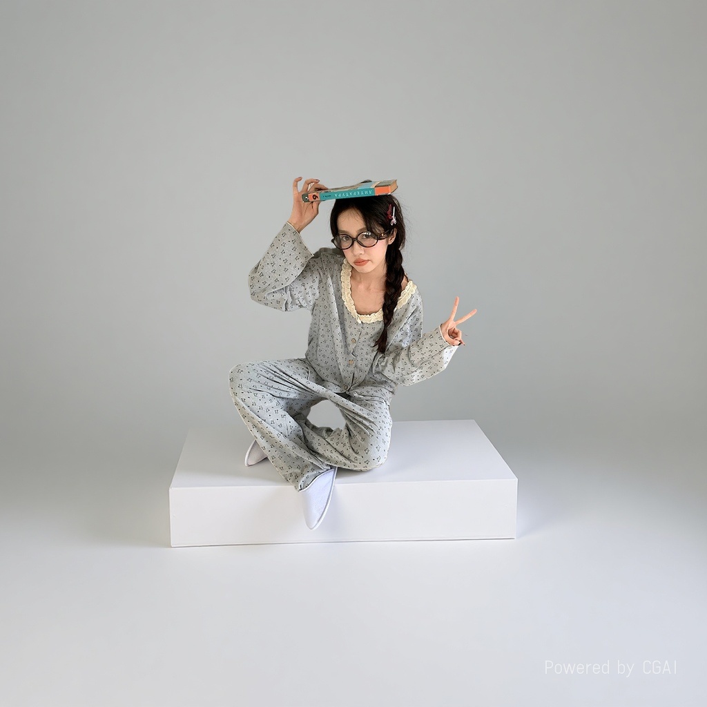睡衣/家居服/女士睡衣/睡裤/睡衣女短袖韩版产品图