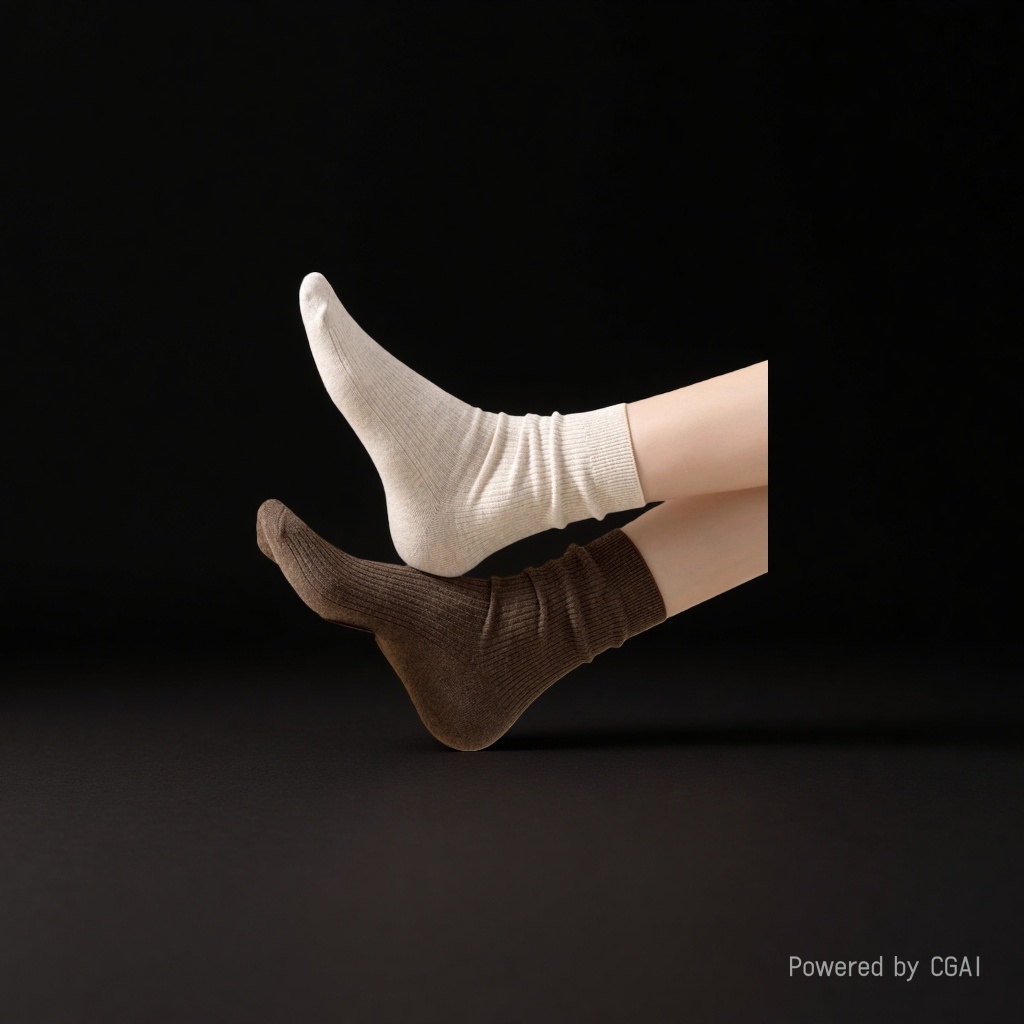 Candy-colored women's socks, mid-calf khaki student socks, boneless sequined socks, pile socks Application Scenario