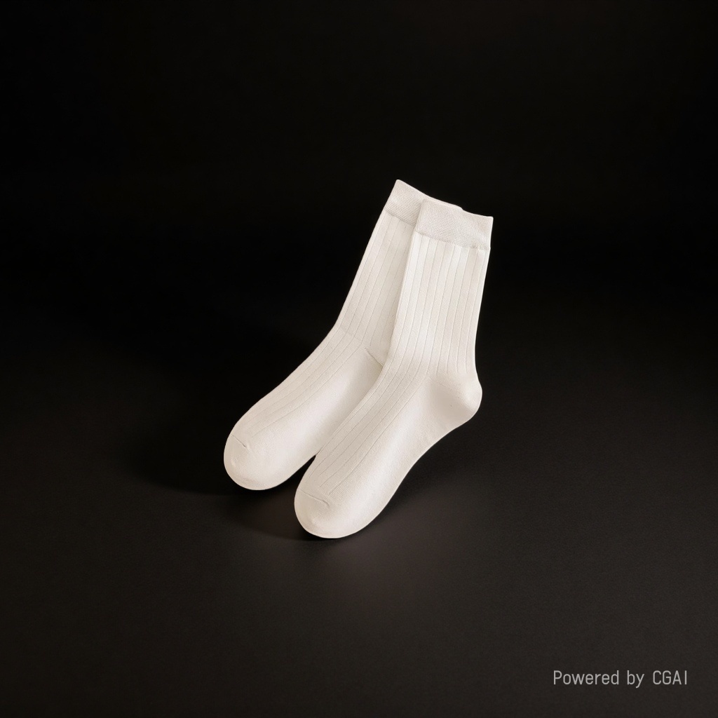 Blanco rayas verticales calcetines de algodón espesado transpirable cómodo suave no se decolora Application Scenario