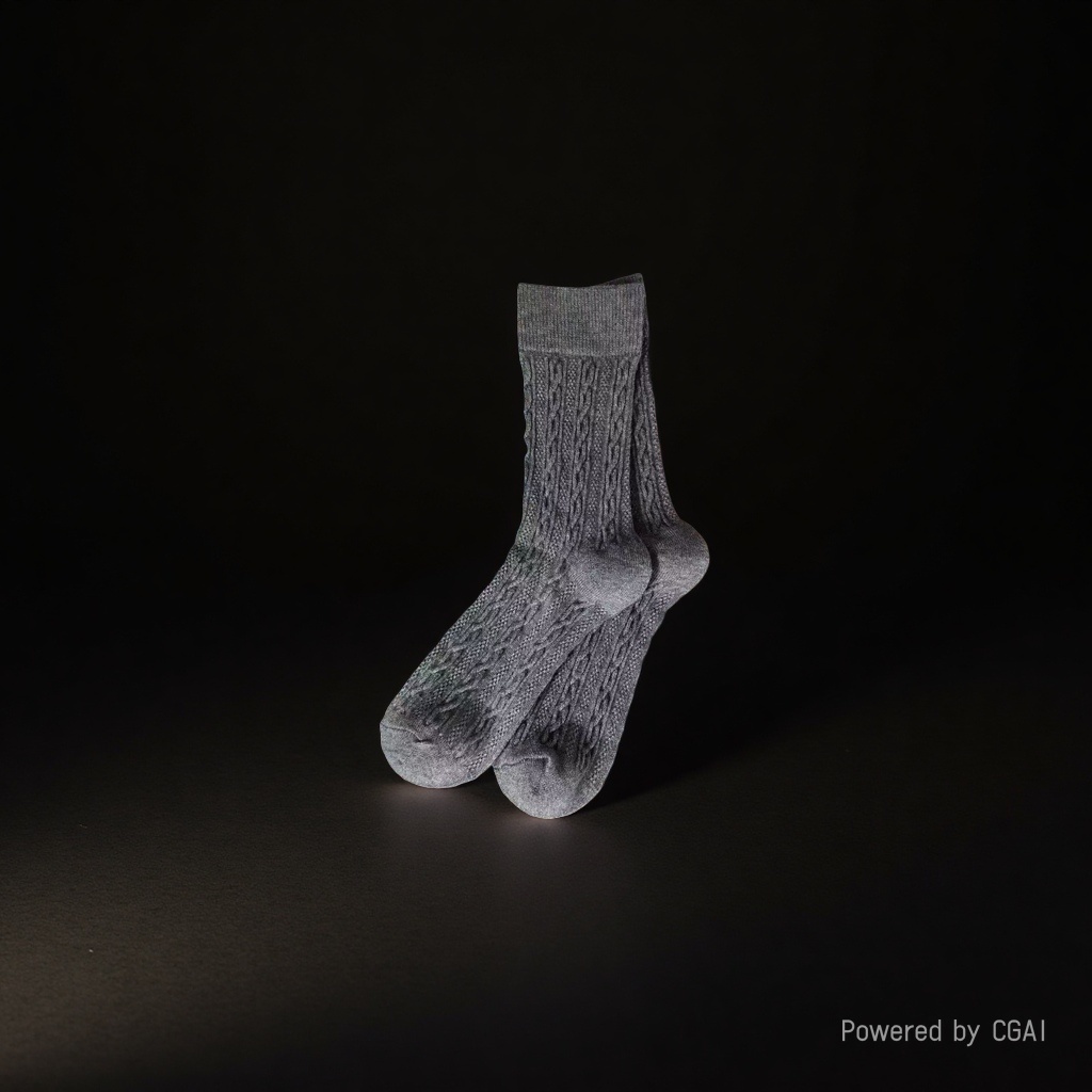 Dui Dui socks, grey knitted socks, khaki student socks, candy-colored women's socks, mid-calf boneless sequined socks details Picture