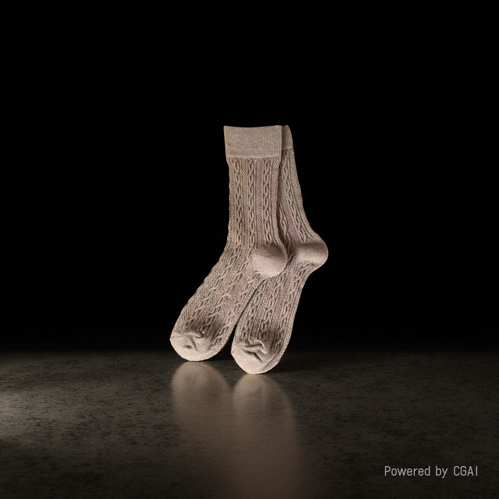 Khaki candy-colored student socks sequined boneless mid-calf socks Application Scenario