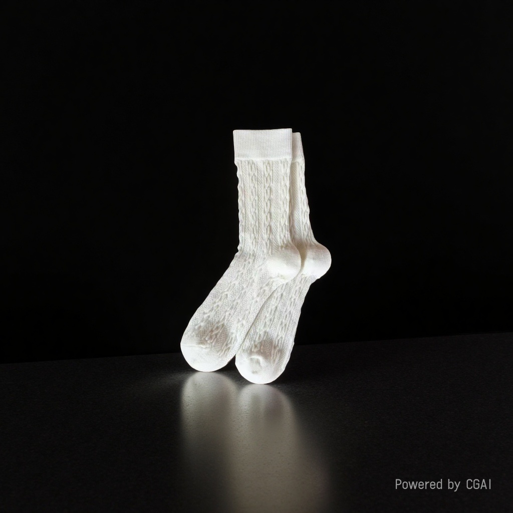 Khaki candy-colored women's socks, mid-calf sequined boneless socks, pile socks 154420082 Specification image