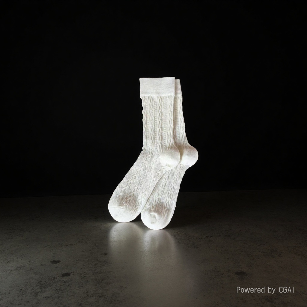 Khaki candy-colored women's socks, mid-calf sequined boneless socks, pile socks 154420082 details Picture