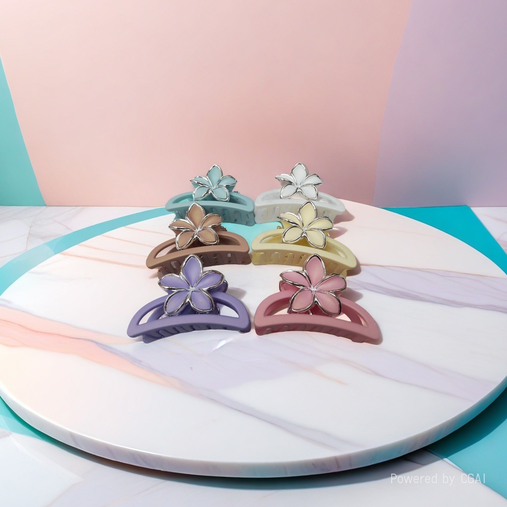 Shark clip, hairpin, hair accessory, women's fashionable Korean-style hair clip, large hair care tool Application Scenario