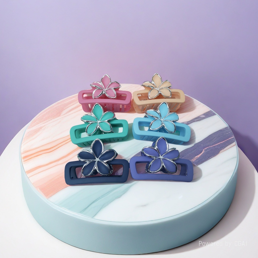 Shark clip, hairpin, hair accessory, women's fashion, versatile hairpin, Korean version, simple style clip 104245312 Application Scenario