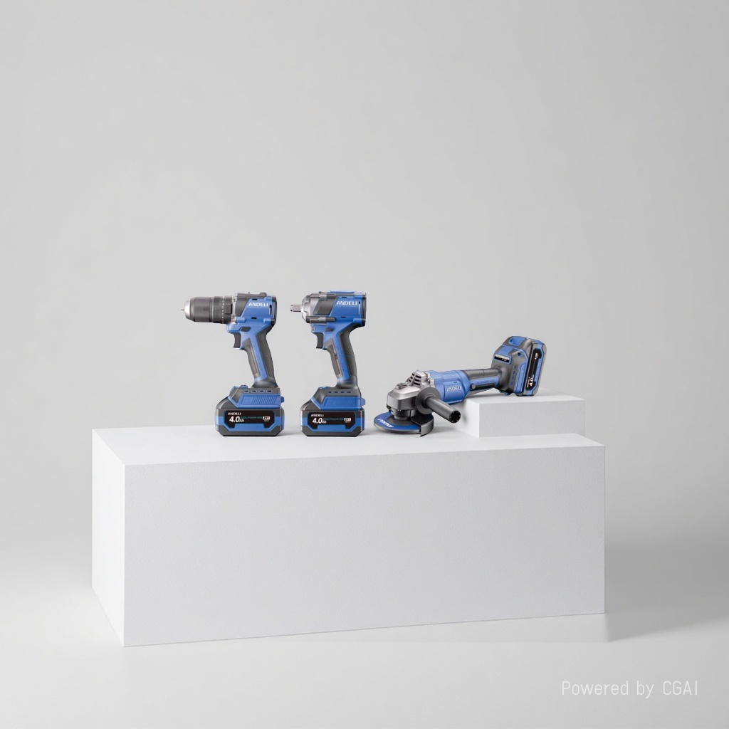 Electric tool set: electric drill, impact wrench, Angle grinder, electric hammer, toolbox with accessories Application Scenario