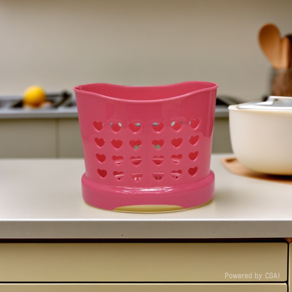 Multi-functional chopstick holder, draining chopstick rack, chopstick cage, hanging tableware and knife rack, plastic chopstick cage. 423-083110232355 Application Scenario