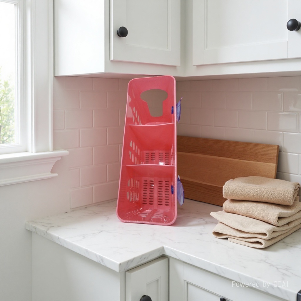 Multi-functional chopstick holder, draining chopstick rack, chopstick cage, hanging tableware and knife rack, plastic chopstick cage. 423-089110421050 Specification image