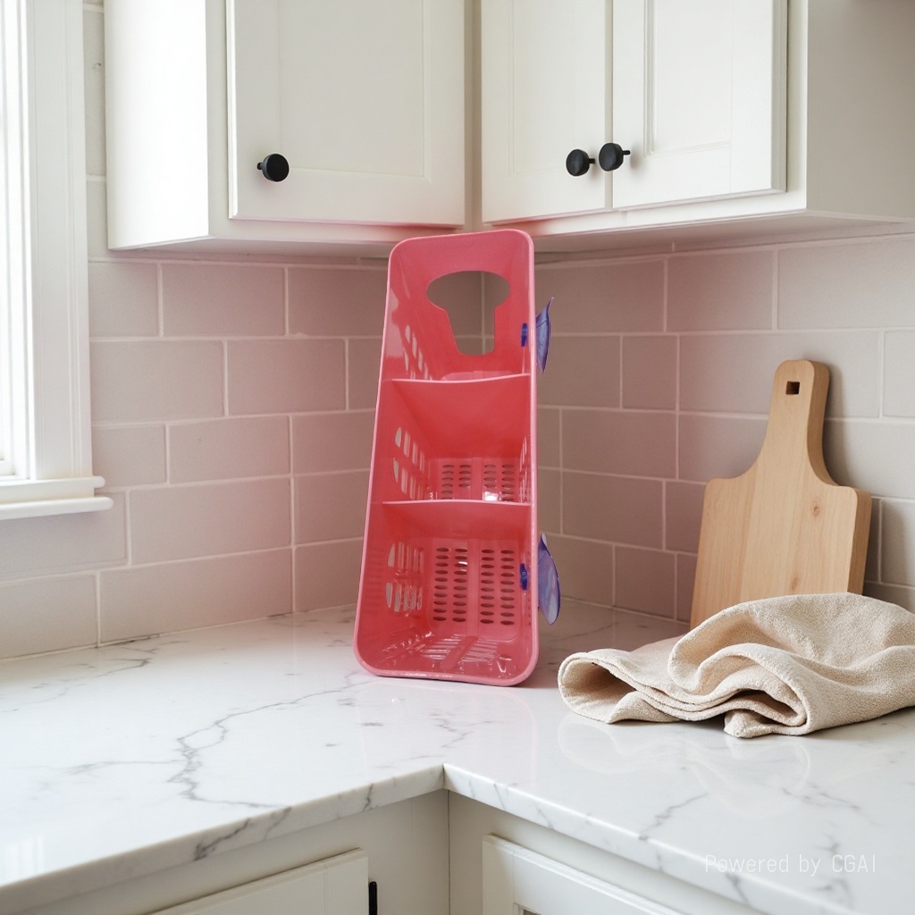 Multi-functional chopstick holder, draining chopstick rack, chopstick cage, hanging tableware and knife rack, plastic chopstick cage. 423-089110421050 Application Scenario