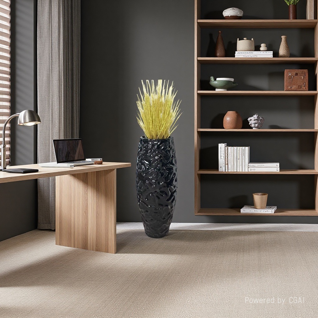 2026 New style magnesium oxide ecological vase, decorative vase, flowerpot, flower vase, simple and modern home decoration