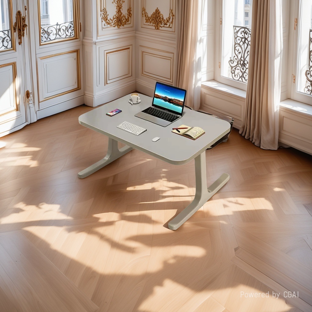 Bed computer desk, study desk, foldable computer desk, study desk, dormitory student writing desk, home bedroom lazy desk Application Scenario