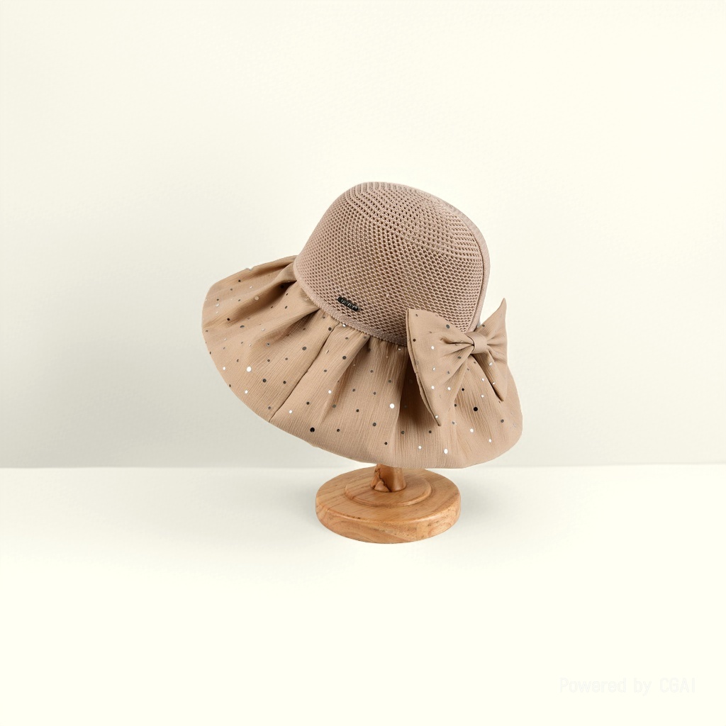Summer's new fashionable sun hat for women, outdoor casual sun hat, foldable fashionable folding sun hat for travel Specification image