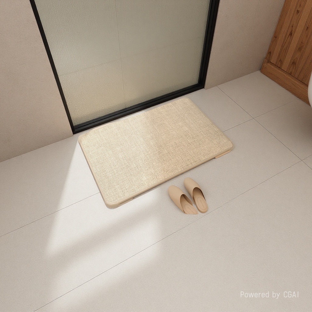 儿童硅藻泥硬垫浴缸垫防滑垫组合地垫地毯软垫静音防滑