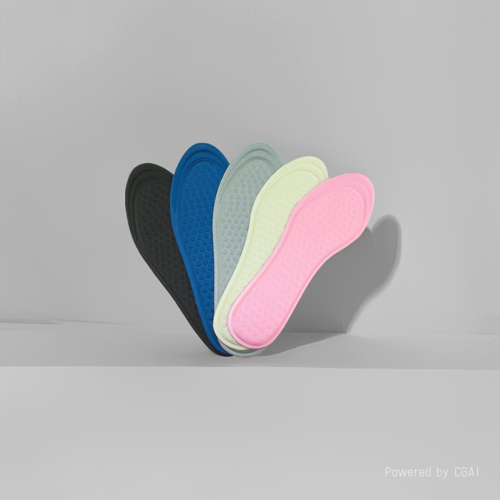 Polka dot particle massage, breathable, sweat-absorbing, thin, universal, soft, comfortable, high-elasticity insoles details Picture